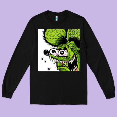 Rat Fink Long Sleeve Tee Designed By Artisfamous