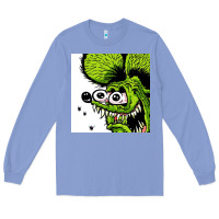 Colony Blue rat fink Long Sleeve Tee - artisFamous
