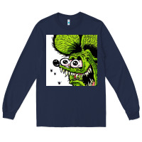 Navy rat fink Long Sleeve Tee - artisFamous