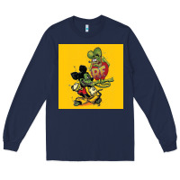 Navy rat fink 02 Long Sleeve Tee - artisFamous