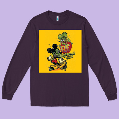 Rat Fink 02 Long Sleeve Tee Designed By Artisfamous