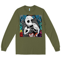 Army Green the nightmare before christmas 2 Long Sleeve Tee - artisFamous