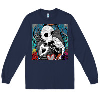 Navy the nightmare before christmas 2 Long Sleeve Tee - artisFamous