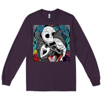 Plum the nightmare before christmas 2 Long Sleeve Tee - artisFamous