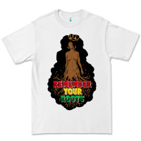 White Remember your roots Premium Tee - FaDigitalArtStudio