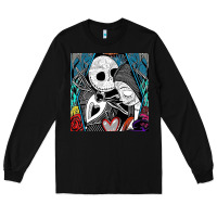 Black the nightmare before christmas 2 Long Sleeve Tee - artisFamous