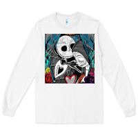White the nightmare before christmas 2 Long Sleeve Tee - artisFamous
