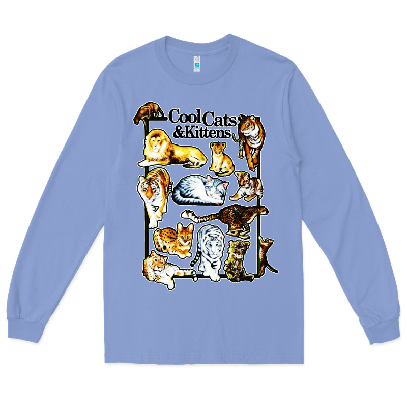 Cool Cats And Kittens Long Sleeve Tee by artisFamous | Teevron