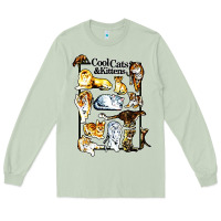 Matcha cool cats and kittens Long Sleeve Tee - artisFamous
