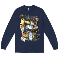 Navy cool cats and kittens Long Sleeve Tee - artisFamous