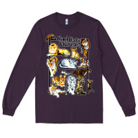 Plum cool cats and kittens Long Sleeve Tee - artisFamous
