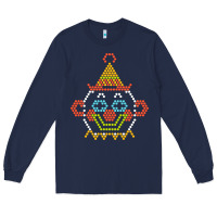Navy lite brite Long Sleeve Tee - artisFamous