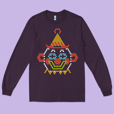 Lite Brite Long Sleeve Tee Designed By Artisfamous