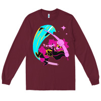 Burgundy deltarune Long Sleeve Tee - artisFamous