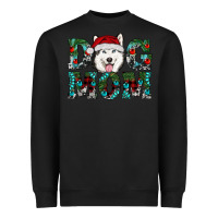 Black Christmas Dog Mom Husky Heavyweight Sweatshirt - RanaPortraitStore