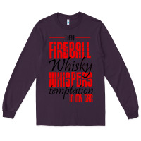 Plum fireball whisky whispers Long Sleeve Tee - artisFamous