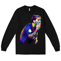 Black LIONEL MESSI Long Sleeve Tee - artisFamous