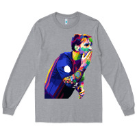 Heather Grey LIONEL MESSI Long Sleeve Tee - artisFamous