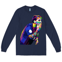 Navy LIONEL MESSI Long Sleeve Tee - artisFamous