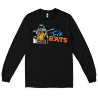 Black fabrats Long Sleeve Tee - artisFamous