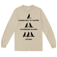 Mushroom attempted murder cute Long Sleeve Tee - artisFamous