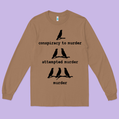 Attempted Murder Cute Long Sleeve Tee Designed By Artisfamous