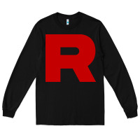 Black r is team rocket Long Sleeve Tee - artisFamous
