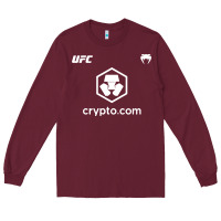 Burgundy crypto Long Sleeve Tee - artisFamous