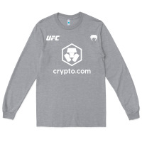 Heather Grey crypto Long Sleeve Tee - artisFamous