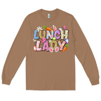 Toasted Coconut lunch lady easter Long Sleeve Tee - CowhideDigitalArt