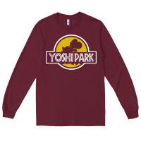Burgundy yoshi park Long Sleeve Tee - artisFamous