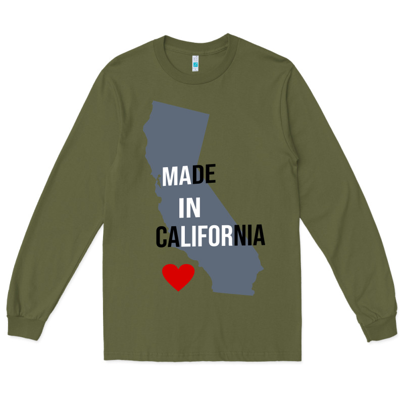 Made In California Long Sleeve Tee by artisFamous | Teevron
