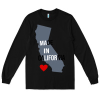 Black made in california Long Sleeve Tee - artisFamous