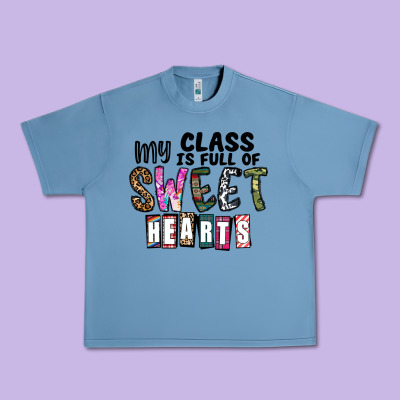 My Class ısfull Of Sweet Hearts Urban Heavy Tee Designed By Cowhidedigitalart