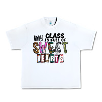 White my class ısfull of sweet hearts Urban Heavy Tee - CowhideDigitalArt
