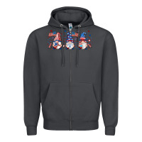 Smoke 4th of july gnomes libbey glass Zipper Hoodie - RanaPortraitStore