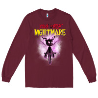 Burgundy Your Worst Nightmare Long Sleeve Tee - artisFamous