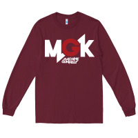 Burgundy machine gun Long Sleeve Tee - artisFamous