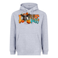 Heather Grey love fall holstein cow Heavyweight Hoodie - Jasminsmagicworld
