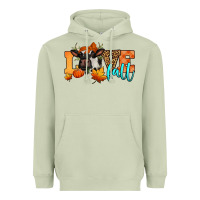 Matcha love fall holstein cow Heavyweight Hoodie - Jasminsmagicworld