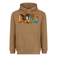Love Fall Holstein Cow Heavyweight Hoodie | Teevron