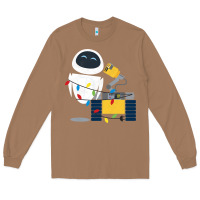 Toasted Coconut wall e eve christmas light wrap graphic t shirt Long Sleeve Tee - artisFamous