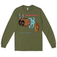 Army Green Double Barrel Long Sleeve Tee - artisFamous