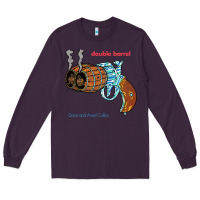 Plum Double Barrel Long Sleeve Tee - artisFamous