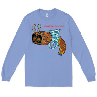Colony Blue Double Barrel Long Sleeve Tee - artisFamous