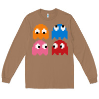 Toasted Coconut pacman ghosts cool retro 80s Long Sleeve Tee - artisFamous