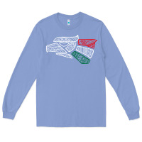 Colony Blue mexico flag Long Sleeve Tee - artisFamous