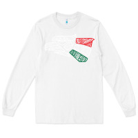 White mexico flag Long Sleeve Tee - artisFamous