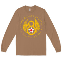 Toasted Coconut mighty eighth   8th air force Long Sleeve Tee - artisFamous