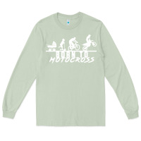 Matcha motocross motocicleta evolución offroad Long Sleeve Tee - artisFamous